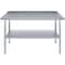 Amgood 24 in. x 60 in. Stainless Steel Work Table with 1.5 in. Backsplash WT-2460-BS-Z - alternate 5